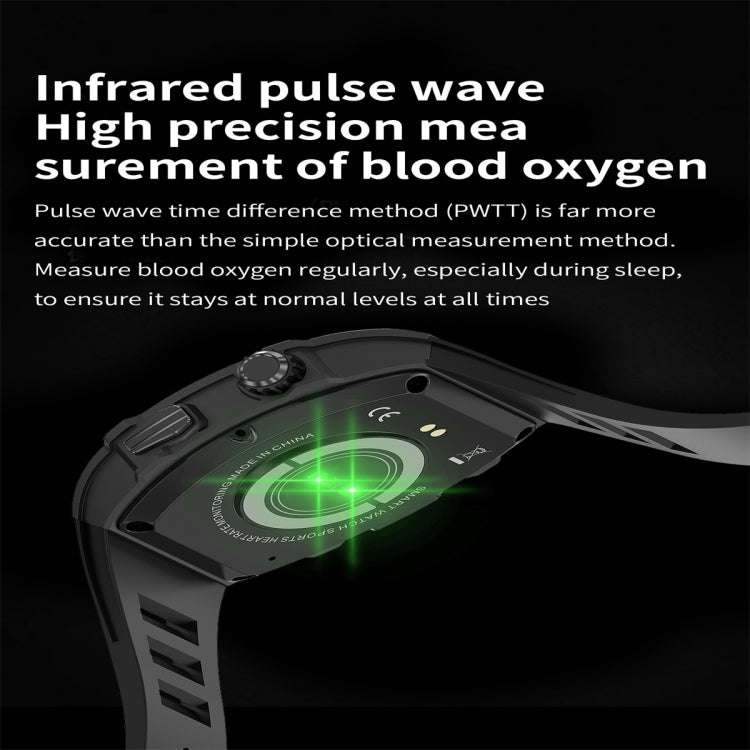 AK55 1.91 inch IP67 Waterproof Color Screen Smart Watch,Support Heart Rate / Blood Pressure / Blo...