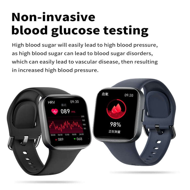 Y83 1.83 inch Color Screen Smart Watch,Support Heart Rate / Blood Pressure / Blood Oxygen / Blood...
