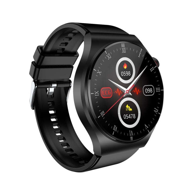 ET340 1.46 inch Color Screen Smart Silicone Strap Watch,Support Blood Oxygen / Blood Glucose / Ur...