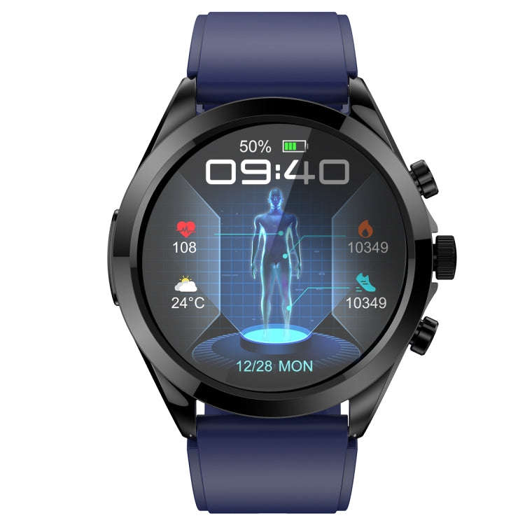 ET440 1.39 inch Color Screen Smart Silicone Strap Watch,Support Heart Rate / Blood Pressure / Blo...