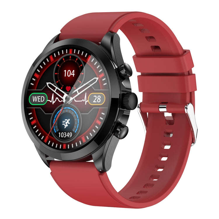 ET440 1.39 inch Color Screen Smart Silicone Strap Watch,Support Heart Rate / Blood Pressure / Blo...