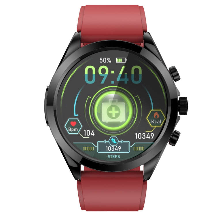 ET440 1.39 inch Color Screen Smart Silicone Strap Watch,Support Heart Rate / Blood Pressure / Blo...