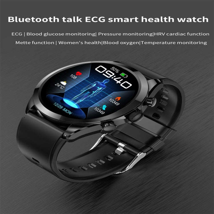 ET440 1.39 inch Color Screen Smart Silicone Strap Watch,Support Heart Rate / Blood Pressure / Blo...