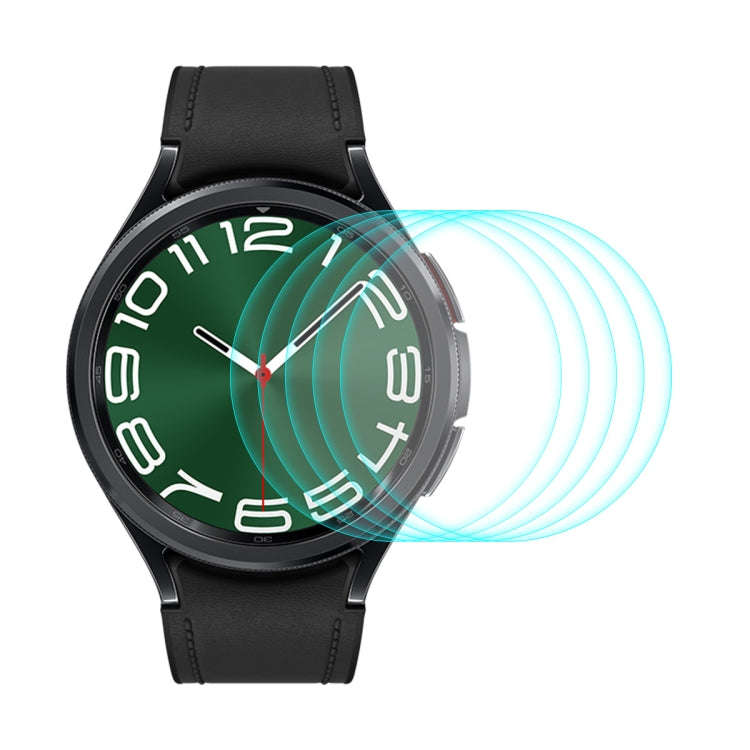 For Samsung Galaxy Watch6 Classic / Ultra 47mm 5pcs ENKAY 0.2mm 9H Tempered Glass Screen Protecto...