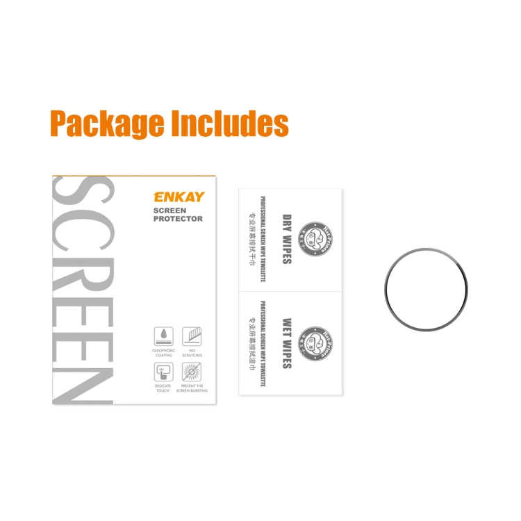 For Samsung Galaxy Watch6 / Watch7 40mm ENKAY 3D Full Coverage Soft PC Edge + PMMA HD Screen Prot...