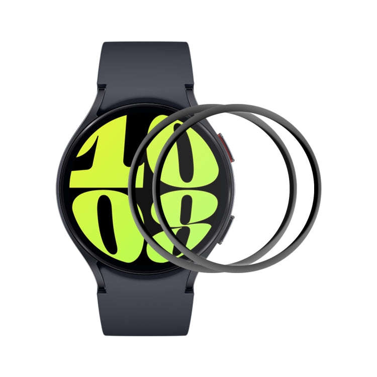 For Samsung Galaxy Watch6 / Watch7 44mm 2pcs ENKAY 3D Full Coverage Soft PC Edge + PMMA HD Screen...