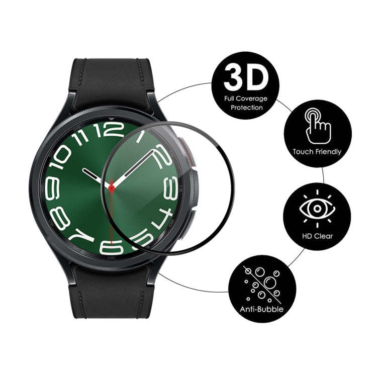 For Samsung Galaxy Watch6 Classic / Ultra 47mm 2pcs ENKAY 3D Full Coverage Soft PC Edge + PMMA HD...