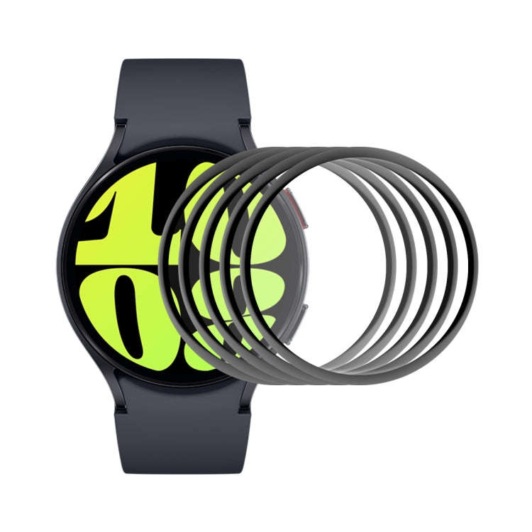 For Samsung Galaxy Watch6 / Watch7 44mm 5pcs ENKAY 3D Full Coverage Soft PC Edge + PMMA HD Screen...