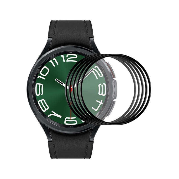 For Samsung Galaxy Watch6 Classic / Ultra 47mm 5pcs ENKAY 3D Full Coverage Soft PC Edge + PMMA HD...