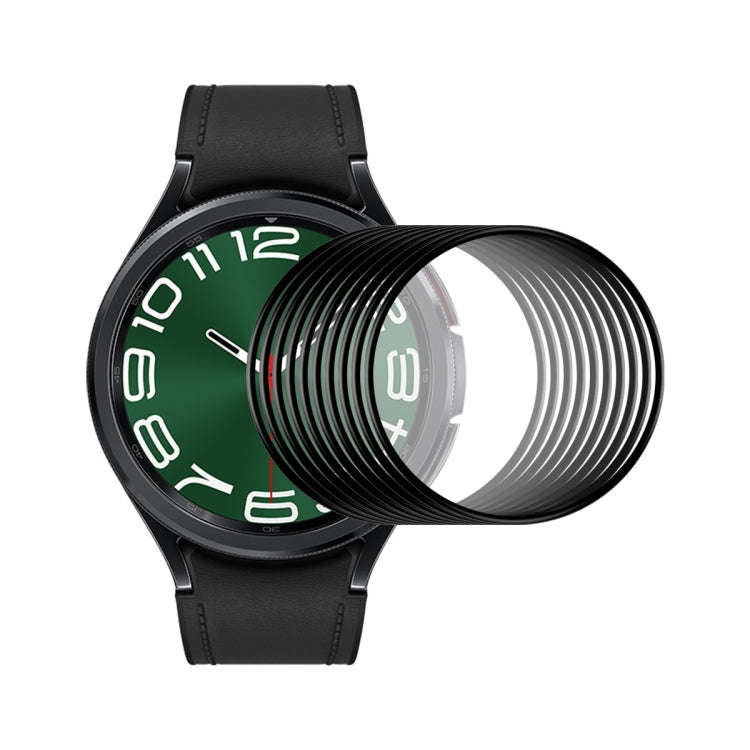 For Samsung Galaxy Watch6 Classic / Ultra 47mm 10pcs ENKAY 3D Full Coverage Soft PC Edge + PMMA H...