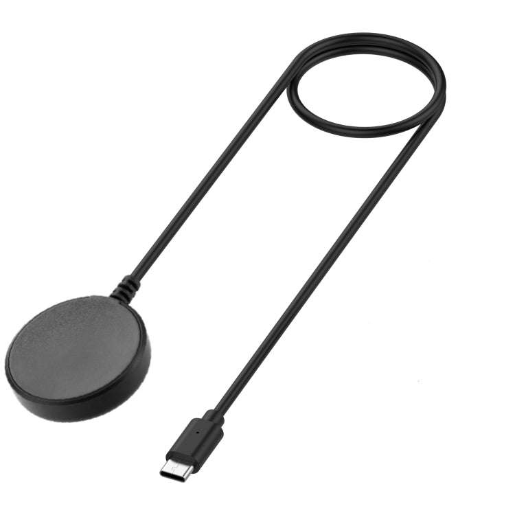 For Samsung Galaxy Watch Ultra 47mm USB-C / Type-C Interface Magnetic Watch Charger(Black)