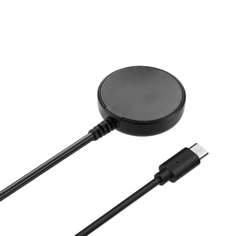 For Samsung Galaxy Watch Ultra 47mm USB-C / Type-C Interface Magnetic Watch Charger(Black)