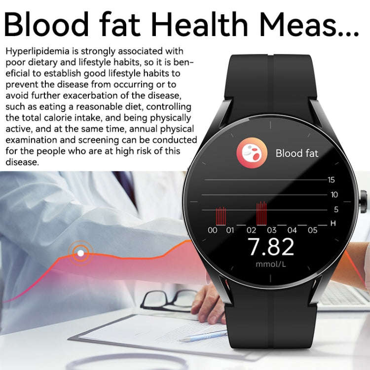 KS05 1.32 inch IP67 Waterproof Color Screen Smart Watch,Support Blood Oxygen / Blood Glucose / Bl...