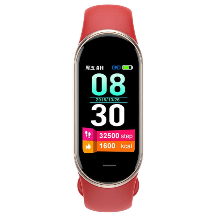 M8 1.14 inch IP68 Waterproof Color Screen Smart Watch,Support  Heart Rate / Blood Pressure / Bloo...
