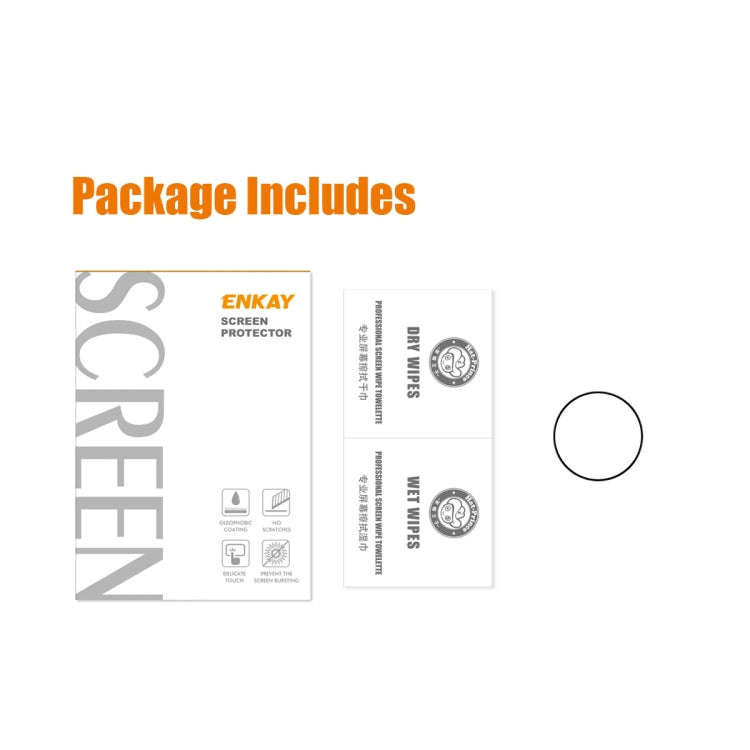 For Samsung Galaxy Watch6 Classic / Ultra 47mm ENKAY Silk Print Full Glue Coverage High Aluminum-...