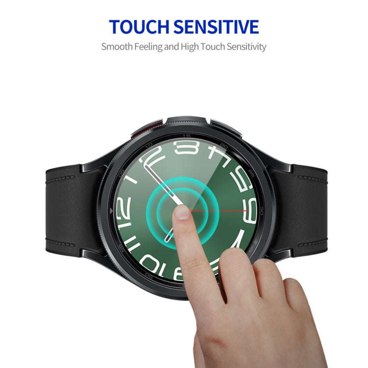 For Samsung Galaxy Watch6 Classic / Ultra 47mm 2pcs ENKAY Silk Print Full Glue Coverage High Alum...