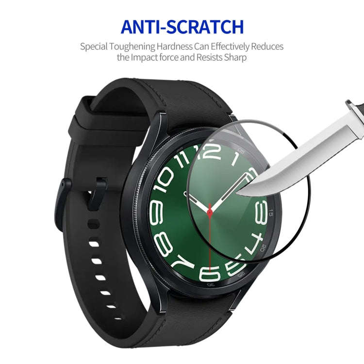 For Samsung Galaxy Watch6 Classic / Ultra 47mm 2pcs ENKAY Silk Print Full Glue Coverage High Alum...