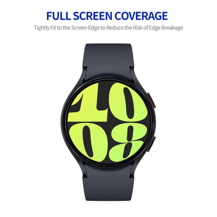 For Samsung Galaxy Watch6 / Watch7 44mm 2pcs ENKAY Silk Print Full Glue Coverage High Aluminum-si...