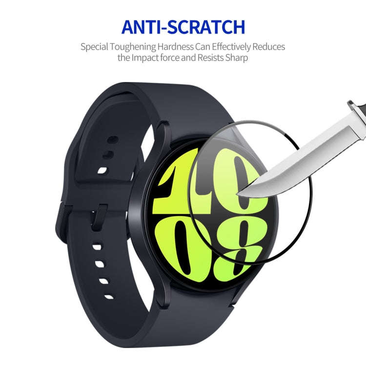 For Samsung Galaxy Watch6 / Watch7 44mm 2pcs ENKAY Silk Print Full Glue Coverage High Aluminum-si...