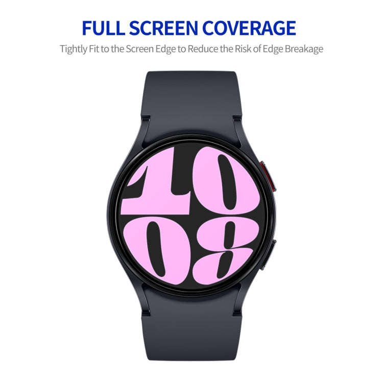 For Samsung Galaxy Watch6 / Watch7 40mm 2pcs ENKAY Silk Print Full Glue Coverage High Aluminum-si...