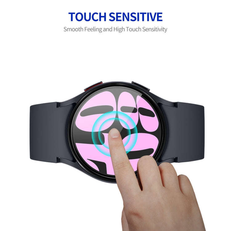 For Samsung Galaxy Watch6 / Watch7 40mm 2pcs ENKAY Silk Print Full Glue Coverage High Aluminum-si...