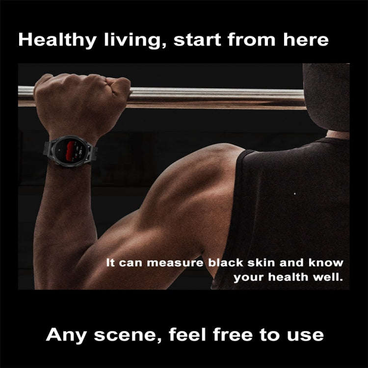 N18 1.53 inch Color Screen Smart Watch,Support Heart Rate / Blood Pressure / Sleep Monitoring(Black)