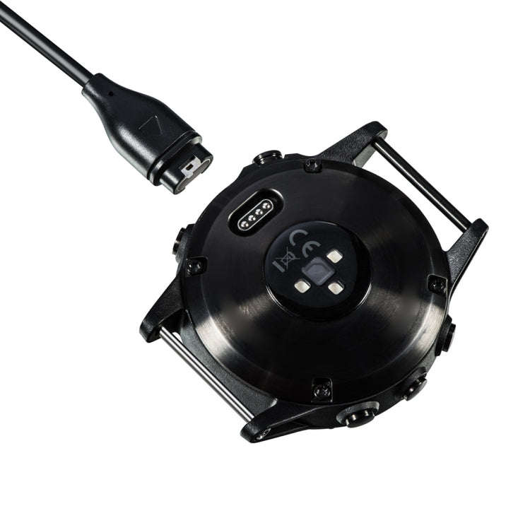 For Garmin Fenix 7X Type-C Port Watch Charger With Data Transmission(Black)