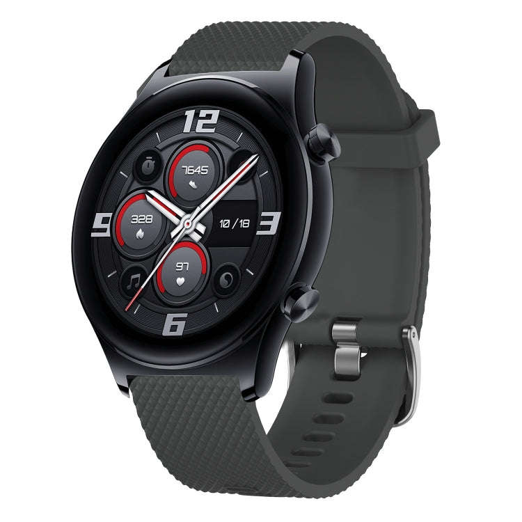 For Huawei Watch 3 22mm Diamond Textured Silicone Watch Band(Teal)