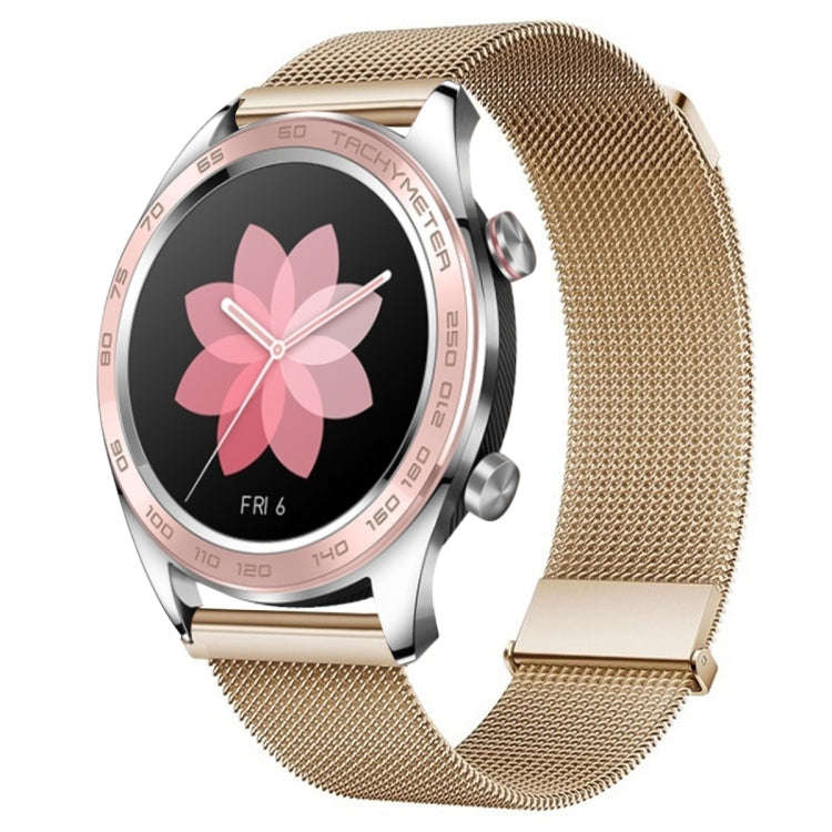 For Honor Watch Dream Milan Double Magnetic Steel Mesh Watch Band(Rose Gold)