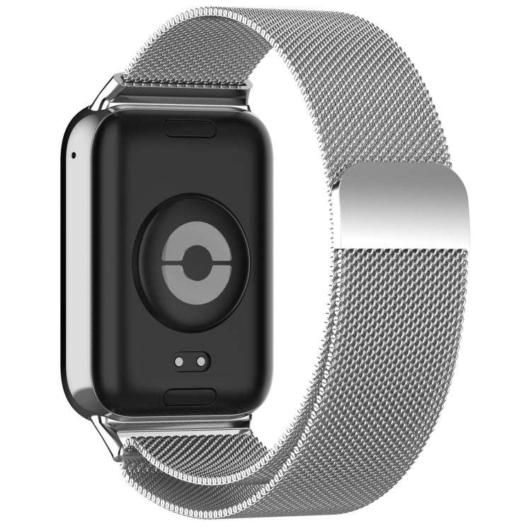 For Xiaomi Smart Band 9 Pro / 8 Pro Milan Magnetic Steel Mesh Watch Band(Silver)