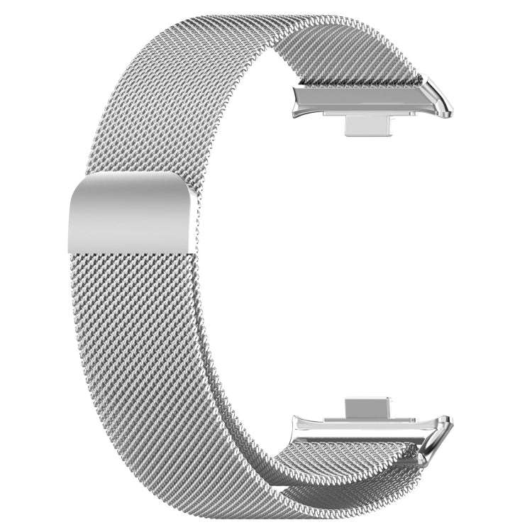 For Xiaomi Smart Band 9 Pro / 8 Pro Milan Magnetic Steel Mesh Watch Band(Silver)