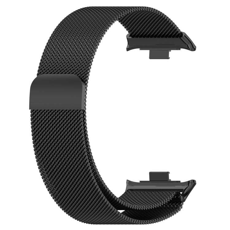 For Xiaomi Smart Band 9 Pro / 8 Pro Milan Magnetic Steel Mesh Watch Band(Black)