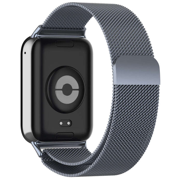 For Xiaomi Smart Band 9 Pro / 8 Pro Milan Magnetic Steel Mesh Watch Band(Gray)