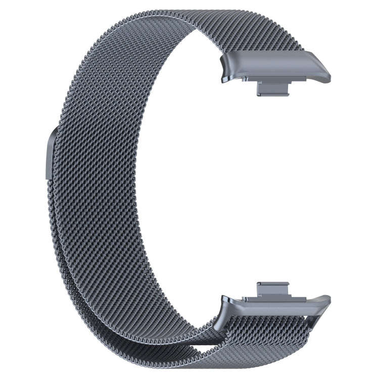 For Xiaomi Smart Band 9 Pro / 8 Pro Milan Magnetic Steel Mesh Watch Band(Gray)
