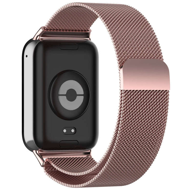For Xiaomi Smart Band 9 Pro / 8 Pro Milan Magnetic Steel Mesh Watch Band(Pink)