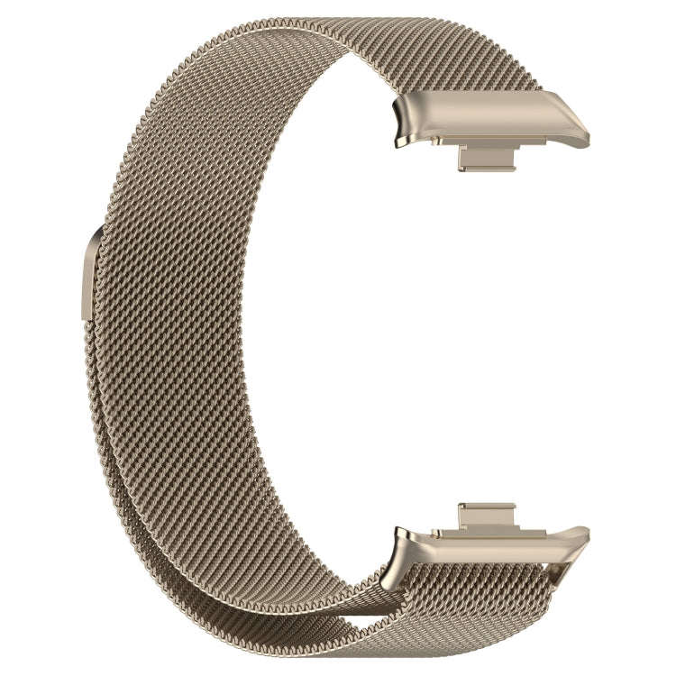 For Xiaomi Smart Band 9 Pro / 8 Pro Milan Magnetic Steel Mesh Watch Band(Starlight Color)