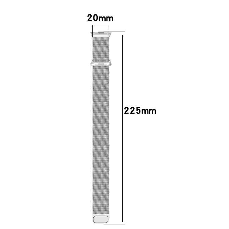 For Xiaomi Smart Band 9 Pro / 8 Pro Milan Magnetic Steel Mesh Watch Band(Pink)