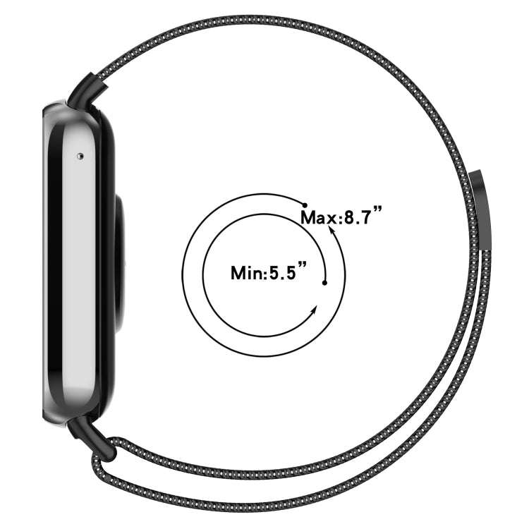 For Xiaomi Smart Band 9 Pro / 8 Pro Milan Magnetic Steel Mesh Watch Band(Pink)