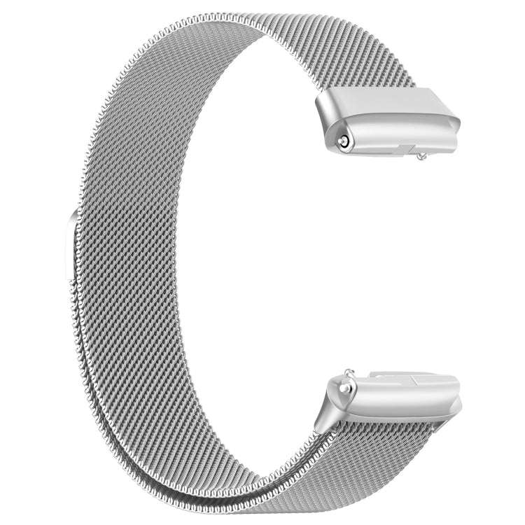 For Redmi Watch 3 Active Milan Magnetic Steel Mesh Watch Band(Silver)