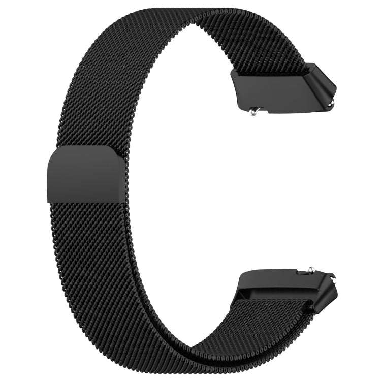 For Redmi Watch 3 Active Milan Magnetic Steel Mesh Watch Band(Black)