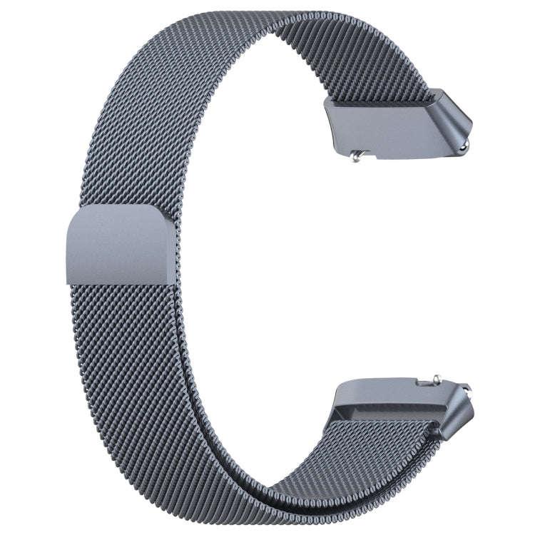 For Redmi Watch 3 Active Milan Magnetic Steel Mesh Watch Band(Gray)
