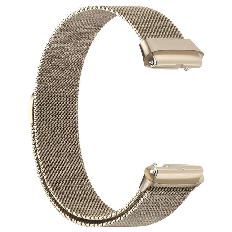 For Redmi Watch 3 Active Milan Magnetic Steel Mesh Watch Band(Starlight Color)