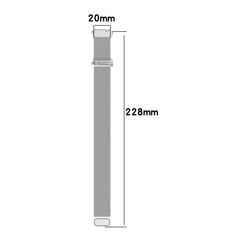 For Redmi Watch 3 Active Milan Magnetic Steel Mesh Watch Band(Colorful)