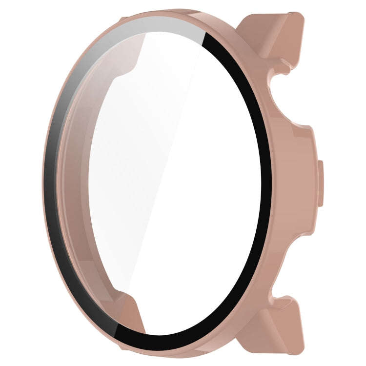 For COROS Pace 3 Shell + Tempered Film Integrated Watch Protective Case(Pink)
