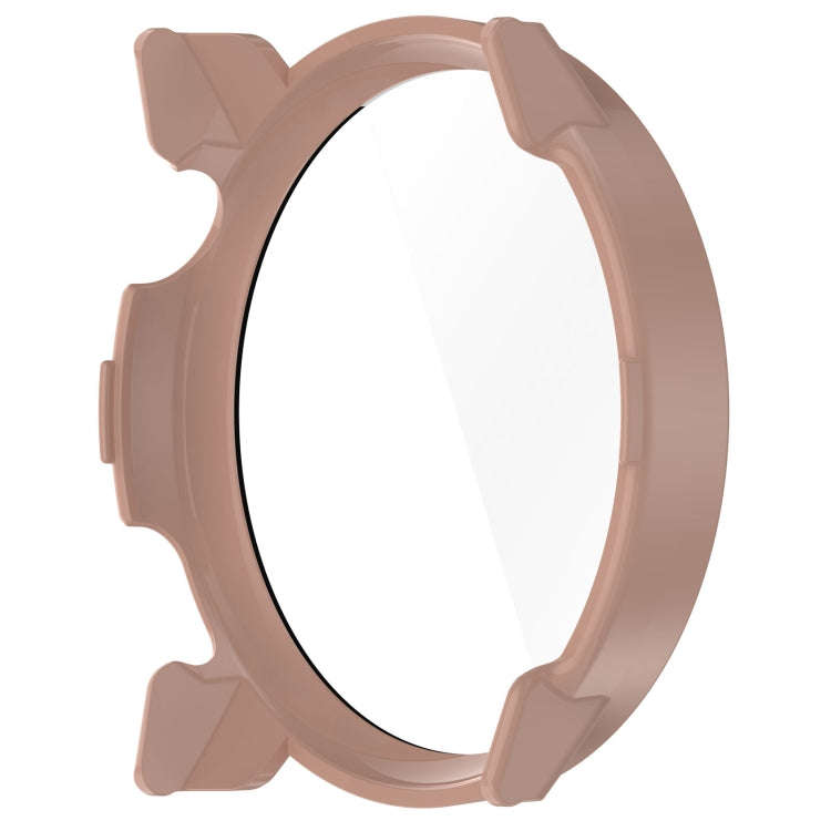 For COROS Pace 3 Shell + Tempered Film Integrated Watch Protective Case(Pink)