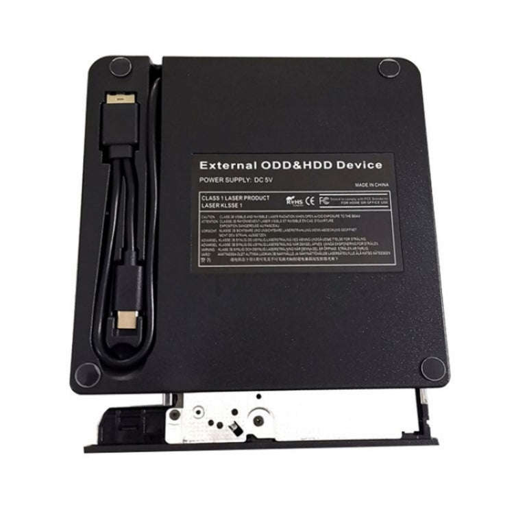 TG30N CD VCD Reader Burner Zebra-stripe Design Laptop Computer External DVD Drive
