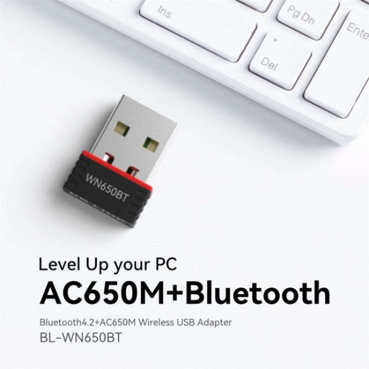 LB-LINK BL-WN650BT 650M Dual Band Wireless Adapter Bluetooth WiFi 2-in-1 Network Card