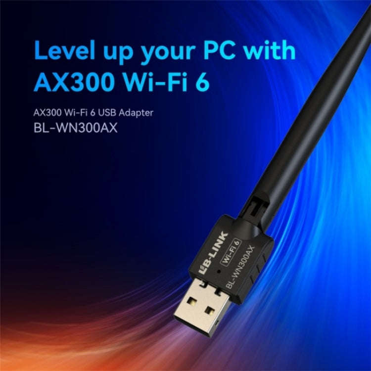 LB-LINK BL-WN300AX External High Gain Antenna WiFi 6 USB Wireless Network Adapter