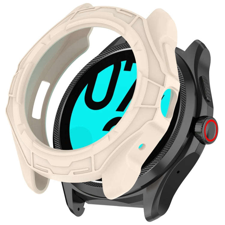 For Ticwatch Pro 5 Armored Semi-Enclosed TPU Watch Protective Case(Starlight Color)