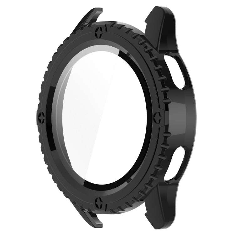 For Xiaomi Watch S3 PC + Tempered Film Integrated Watch Protective Case(Black)